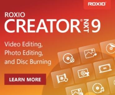roxio creator nxt 9 multimedia suite