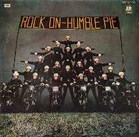 album cover, humble pie, rock on