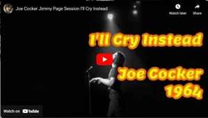 jimmy page session guitar joe cocker i'll cry instead