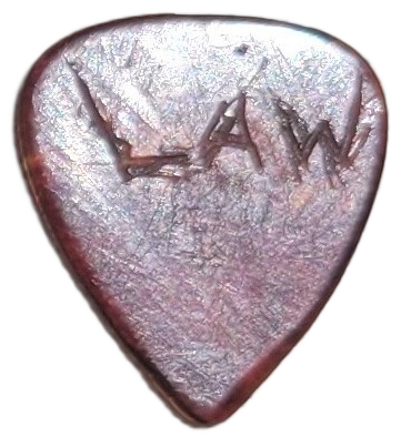 law guitar pick